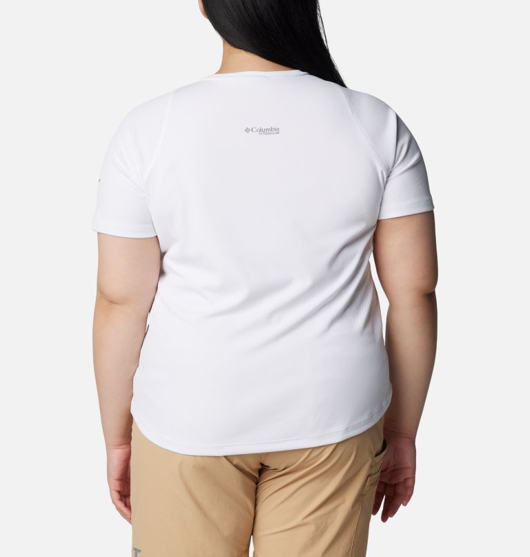 Women's Summit Valley Short Sleeve Crew - Plus Size, Color: White, image 2
