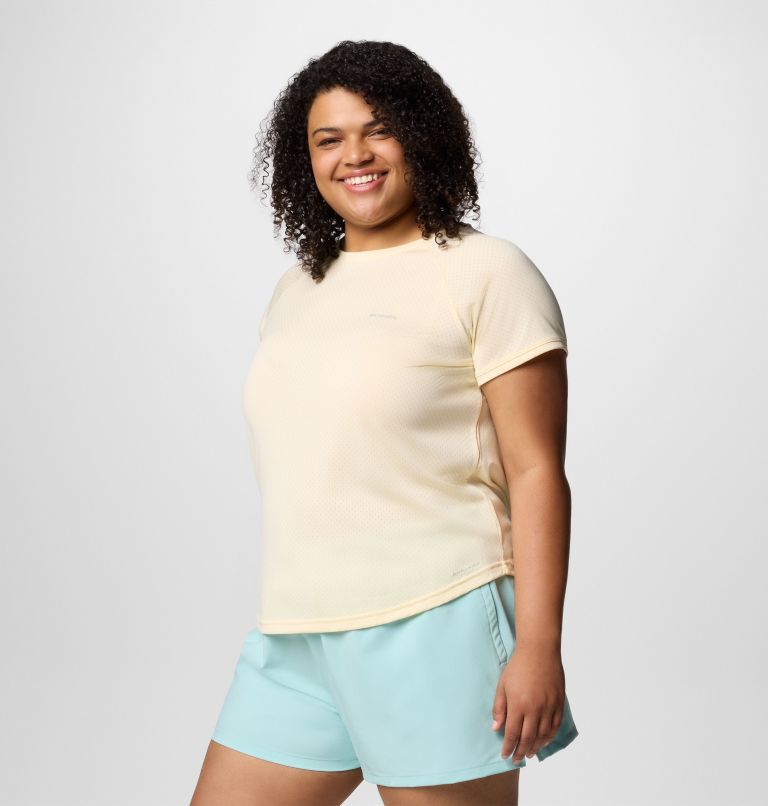 Femme T-shirt à manches courtes Bogata Bay – Grandes tailles, Color: Lemon Wash, image 3