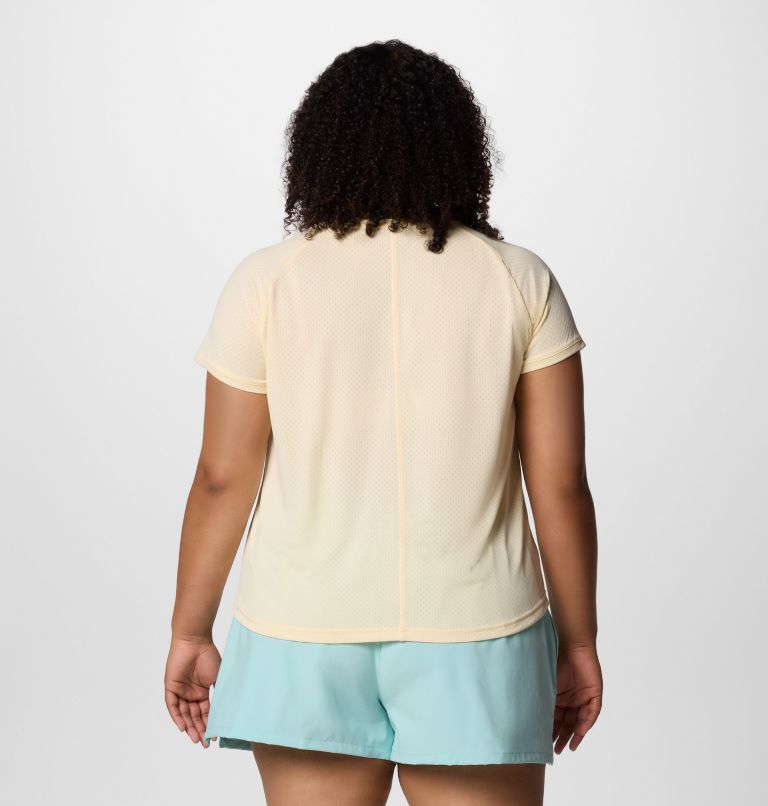 Femme T-shirt à manches courtes Bogata Bay – Grandes tailles, Color: Lemon Wash, image 2