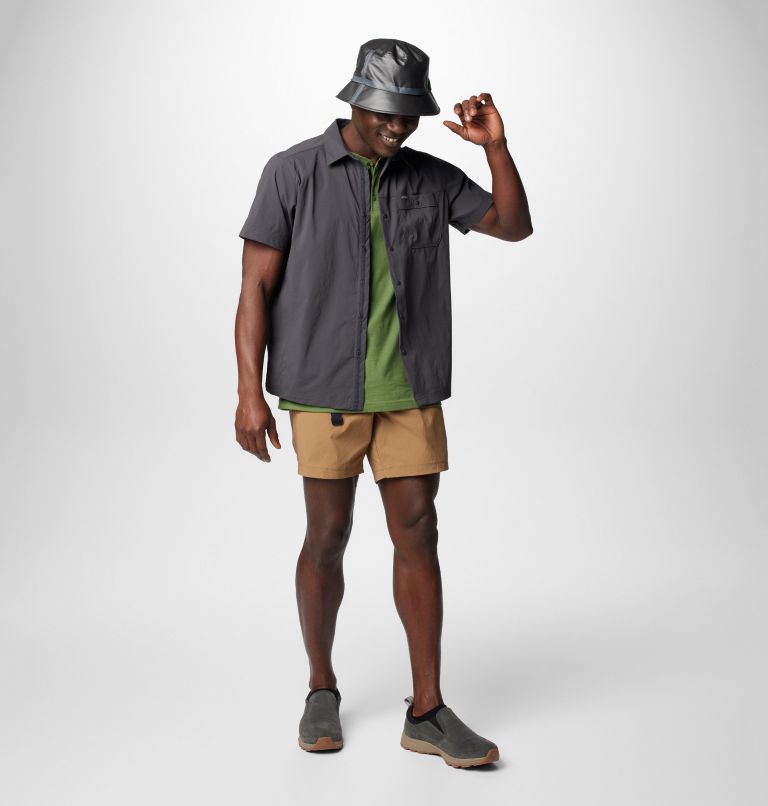 Chemise à manches courtes en tissu antidéchirures Landroamer pour homme, Color: Shark, image 3