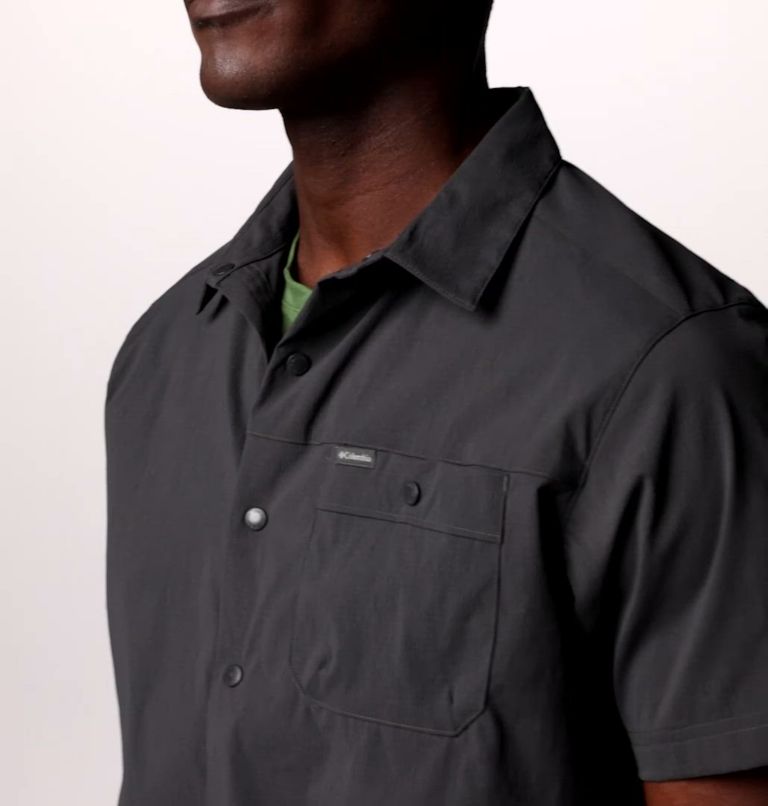 Chemise à manches courtes en tissu antidéchirures Landroamer pour homme, Color: Shark