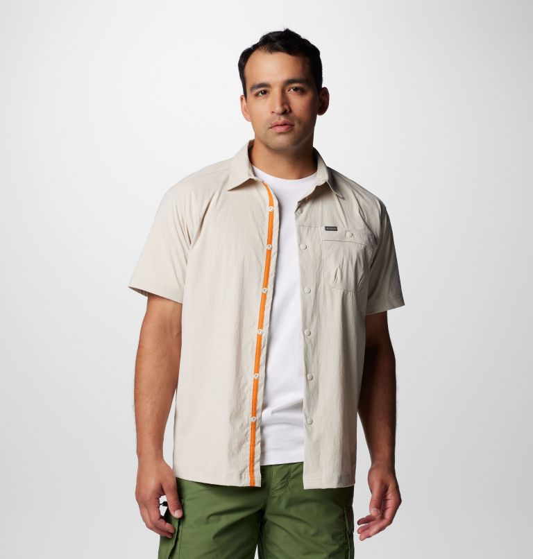 Chemise à manches courtes en tissu antidéchirures Landroamer pour homme, Color: Dark Stone, image 7