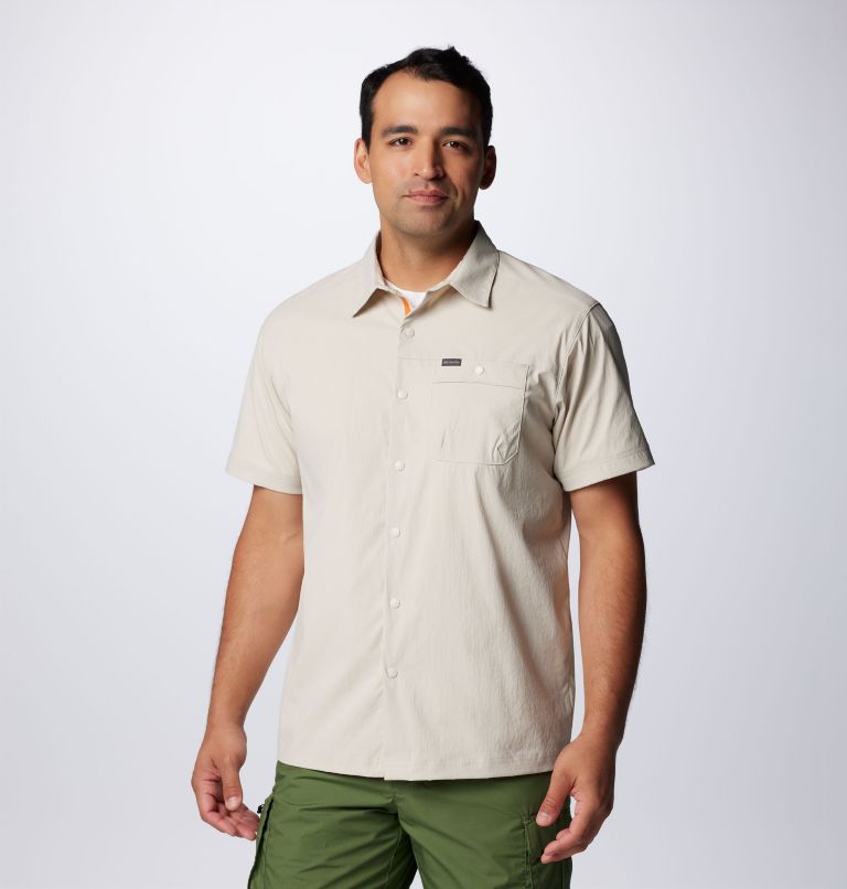 Chemise à manches courtes en tissu antidéchirures Landroamer pour homme, Color: Dark Stone, image 1