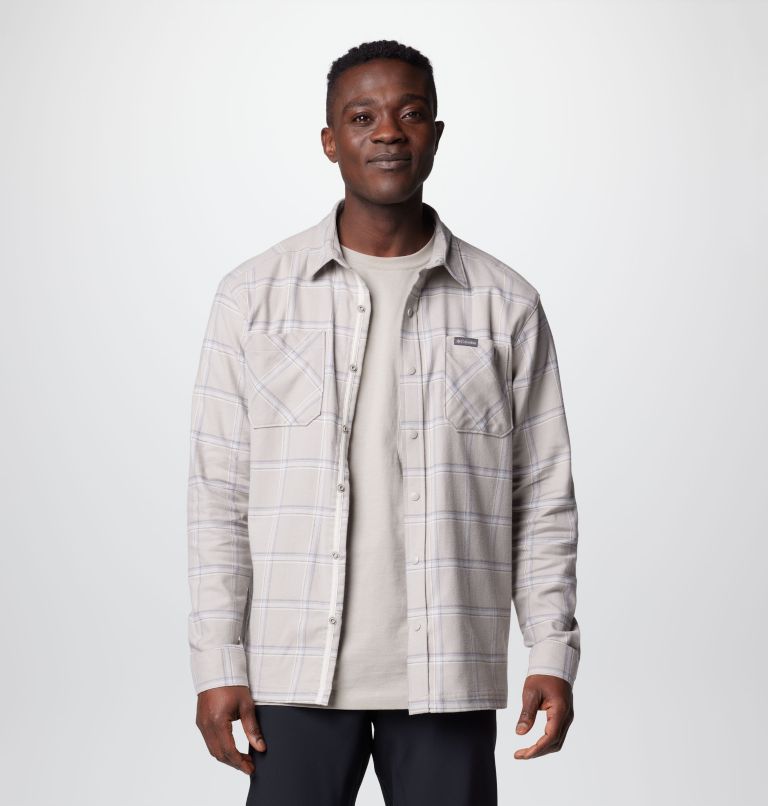Thumbnail: Men's Landroamer Woven Long Sleeve Shirt, Color: Flint Grey Landroamer YD, image 6