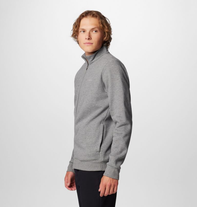 Men's Hart Mountain Full Zip Jacket, Color: Charcoal Heather, image 4