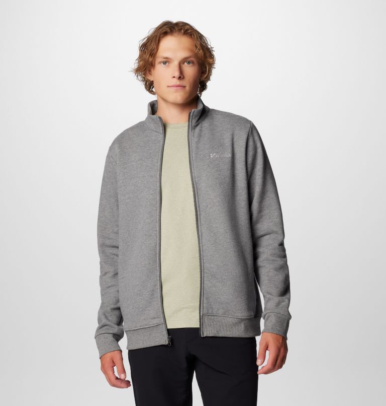 Men's Hart Mountain Full Zip Jacket, Color: Charcoal Heather, image 7