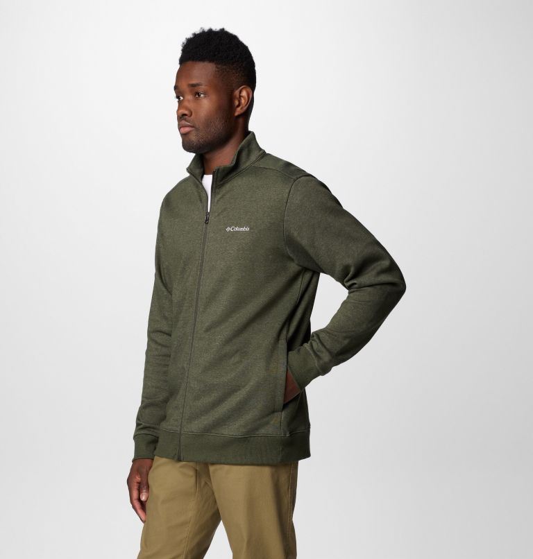 Men's Hart Mountain Full Zip Jacket, Color: Greenscape Heather, image 4