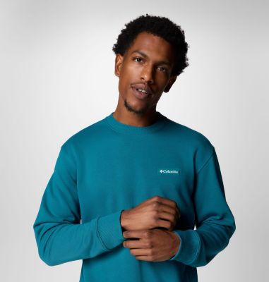 Men's Marble Canyon French Terry Sweatshirt, Color: River Blue, image 4