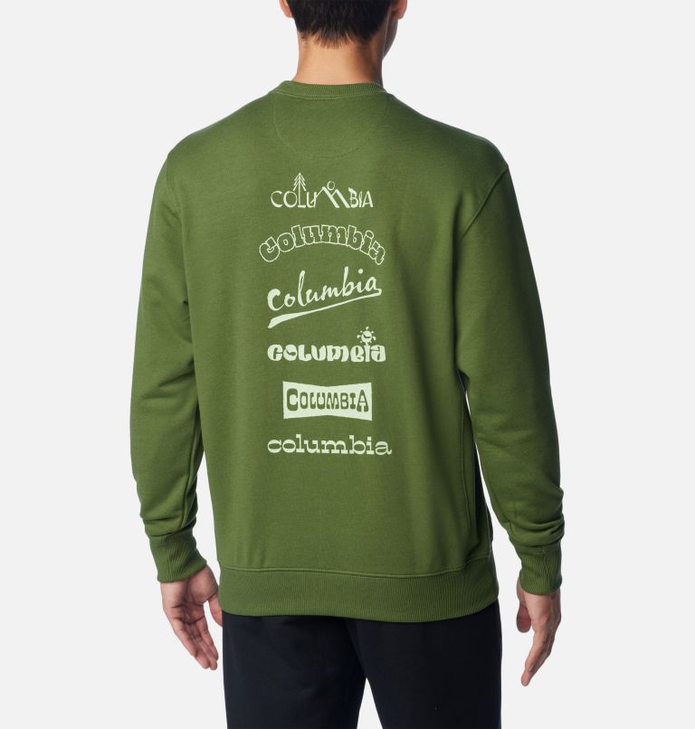 Men's Marble Canyon French Terry Sweatshirt, Color: Canteen, Branded Jumble, image 2