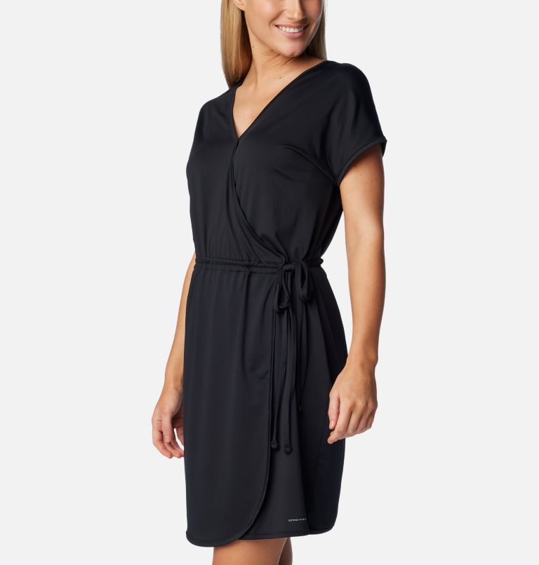 Thumbnail: Robe portefeuille Chill River pour femme, Color: Black, image 6