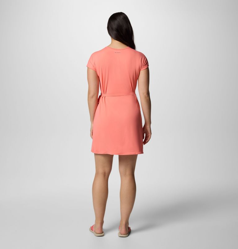 Women's Chill River Wrap Dress, Color: Alpenglow, image 2