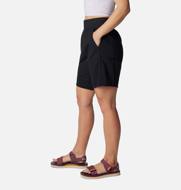Women's Leslie Falls Long Shorts, Color: Black, image 3