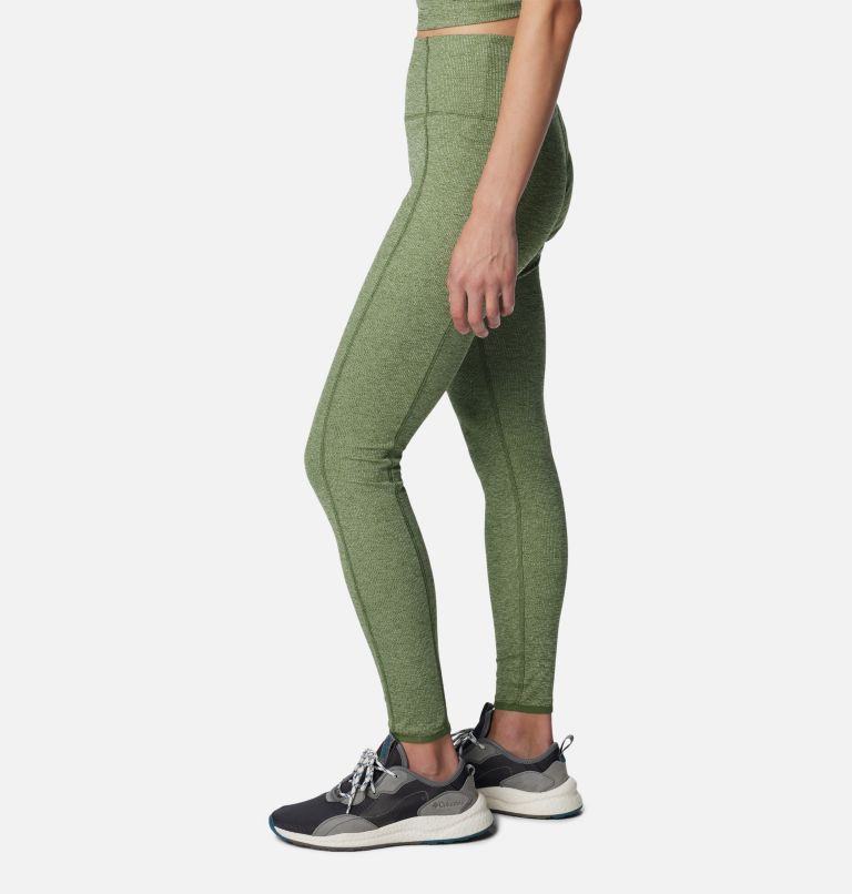 Outdoor Voices Heather Green Warm Up Cropped Leggings - Size XS