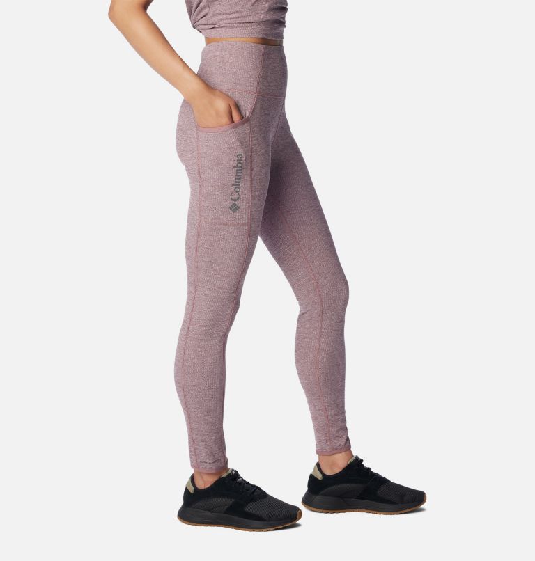 Women's Columbia Hike II Leggings, Color: Fig Heather, image 3