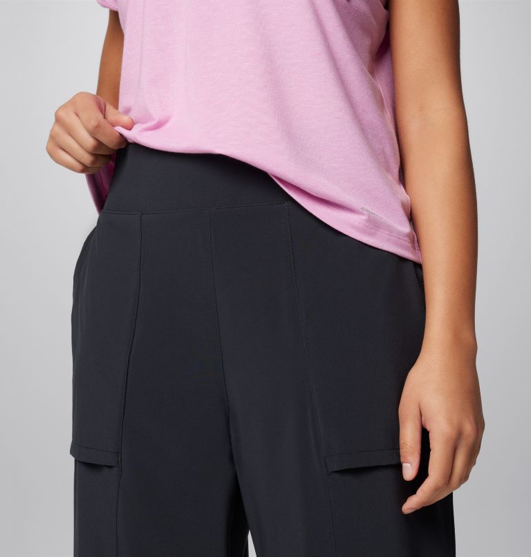 Women's Boundless Beauty Wide Leg Capris, Color: Black, image 5