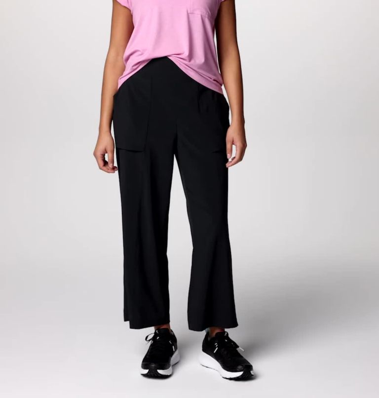 Women's Boundless Beauty Wide Leg Capris, Color: Black