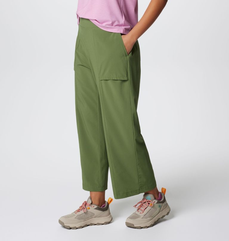 Women's Boundless Beauty Wide Leg Capris, Color: Canteen, image 4