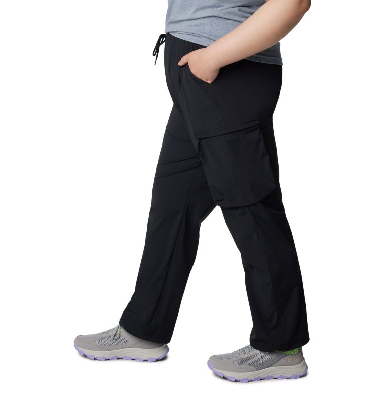 Plus Black Triple Straight Leg Cargo Pants