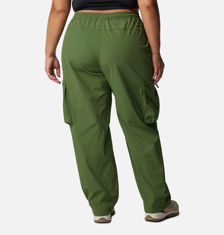 Plus Size Elastic Waist Cargo Pants