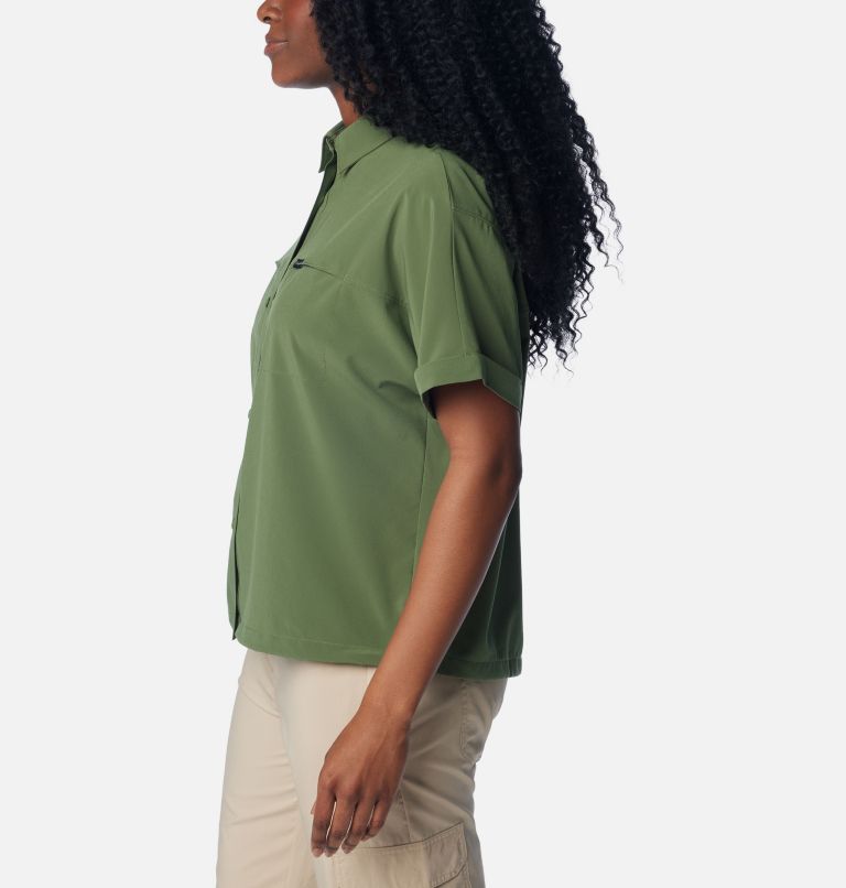 Camisa de manga corta Boundless Trek para mujer, Color: Canteen, image 3