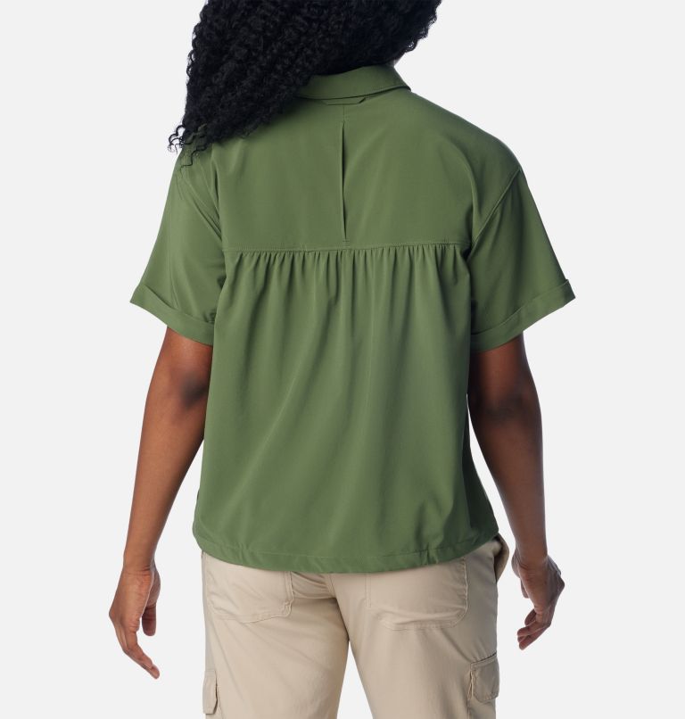 Camisa de manga corta Boundless Trek para mujer, Color: Canteen, image 2