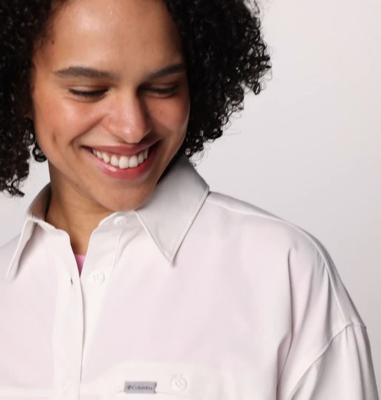 Women's Boundless Trek Layering Shirt, Color: White