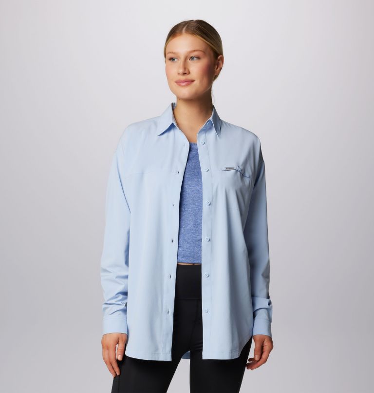 Women's Boundless Trek Layering Shirt, Color: Whisper, image 1