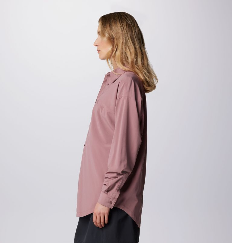 Women's Boundless Trek Layering Shirt, Color: Fig, image 4