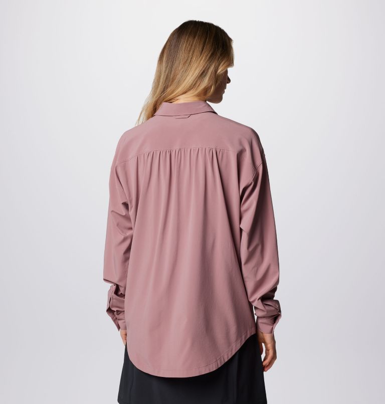 Women's Boundless Trek Layering Shirt, Color: Fig, image 2
