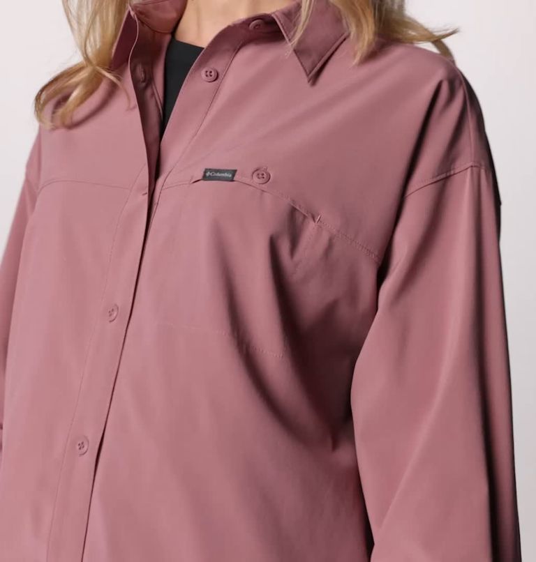Women's Boundless Trek Layering Shirt, Color: Fig