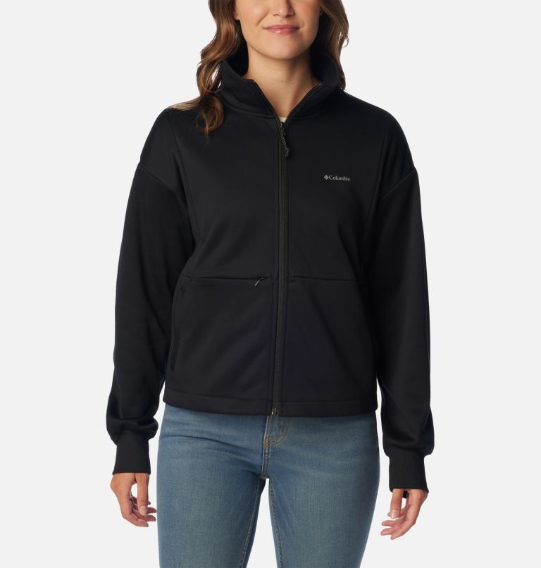 Women's Boundless Trek Tech Full Zip Jacket, Color: Black, image 1