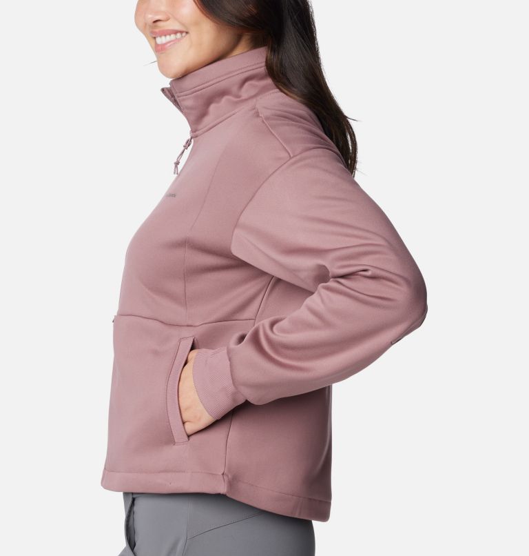 Manteau technique à fermeture éclair Boundless Trek pour femme, Color: Fig, image 3