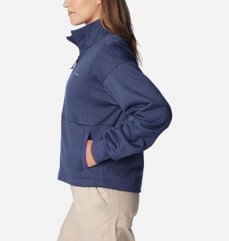 Women's Boundless Trek Technical Fleece Jacket, Color: Nocturnal, image 3