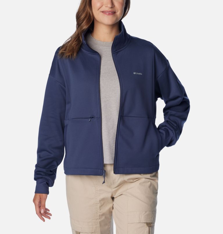 Women's Boundless Trek Technical Fleece Jacket, Color: Nocturnal, image 6