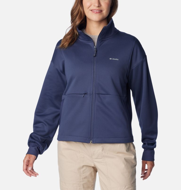 Women's Boundless Trek Technical Fleece Jacket, Color: Nocturnal, image 1