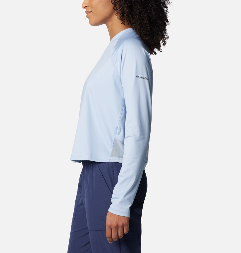 Women's Boundless Trek Active Long Sleeve Shirt, Color: Whisper, image 3