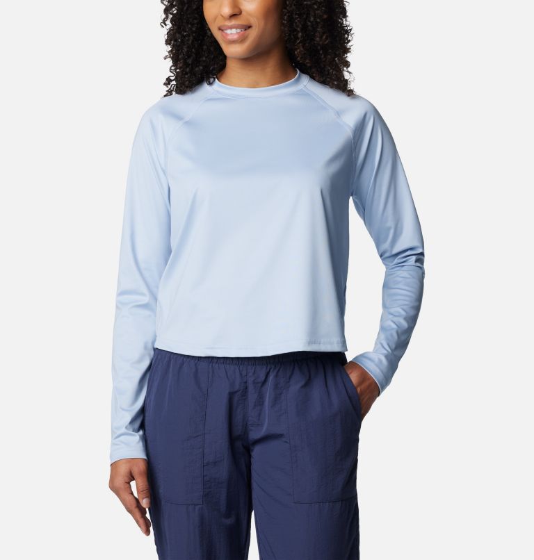 Women's Boundless Trek Active Long Sleeve Shirt, Color: Whisper, image 1