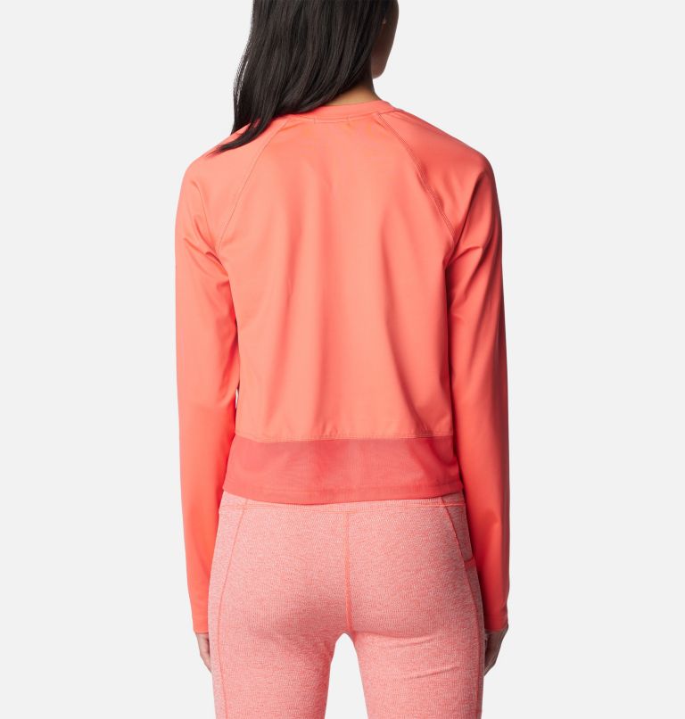 Women's Boundless Trek Active Long Sleeve Shirt, Color: Juicy, image 2