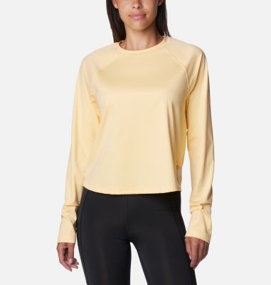 Women's Boundless Trek Active Shirt, Color: Sunkissed, image 1