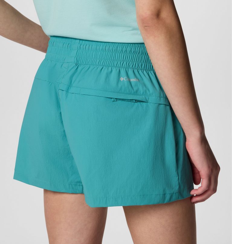 Women's Boundless Trek Active Shorts, Color: Teal, image 5