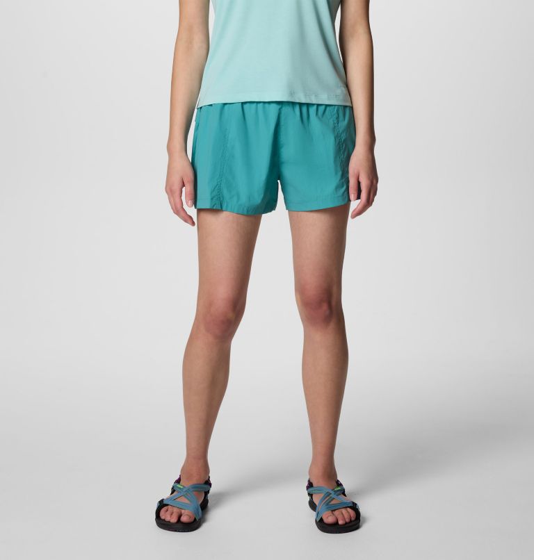 Women's Boundless Trek Active Shorts, Color: Teal, image 1