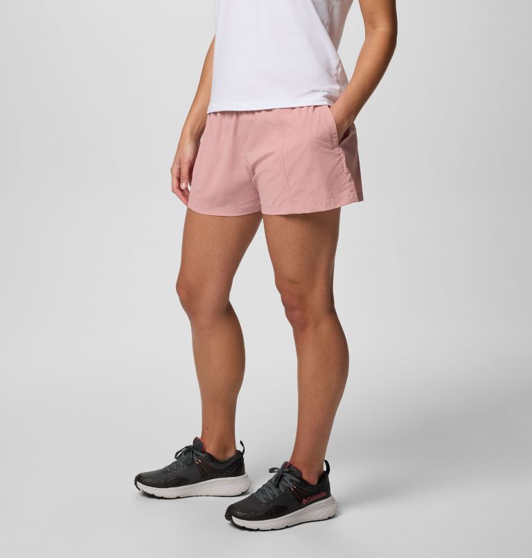 Women's Boundless Trek Active Shorts, Color: Eraser Pink, image 3