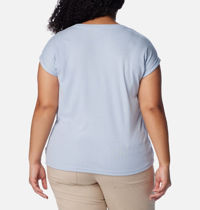 Thumbnail: Women's Crystal Pine T-Shirt - Plus Size, Color: Whisper, image 2