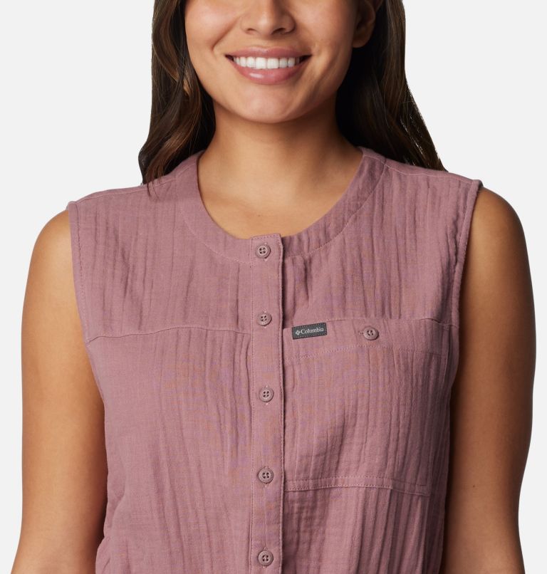 Women's Holly Hideaway Breezy Dress, Color: Fig, image 4