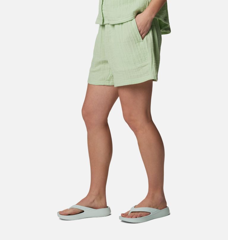 Thumbnail: Women's Holly Hideaway Breezy Shorts, Color: Sage Leaf, image 3