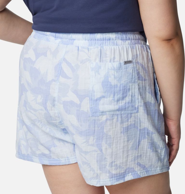 Women's Holly Hideaway Breezy Shorts - Plus Size, Color: Whisper Peonies, image 5