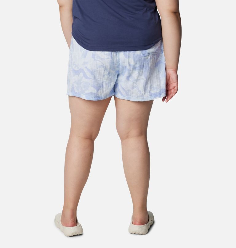 Women's Holly Hideaway Breezy Shorts - Plus Size, Color: Whisper Peonies, image 2