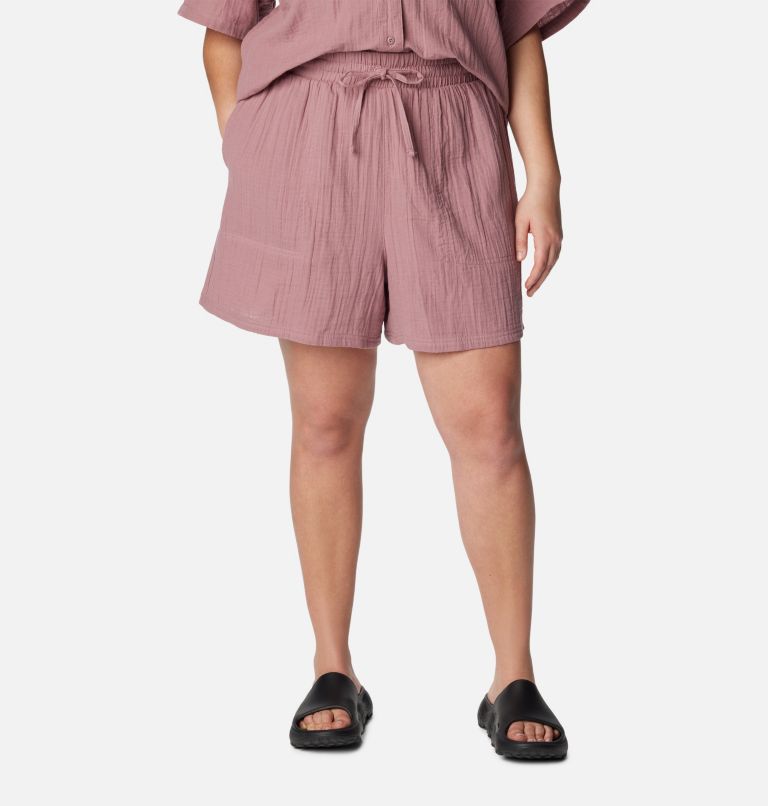 Short léger Holly Hideaway pour femme – Grandes tailles, Color: Fig, image 1