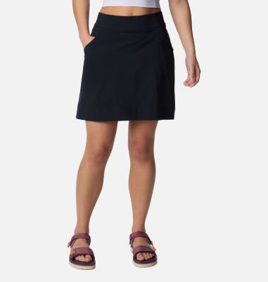 Columbia Front and Back Wrap Skort Skirt Attached Shorts Elastic