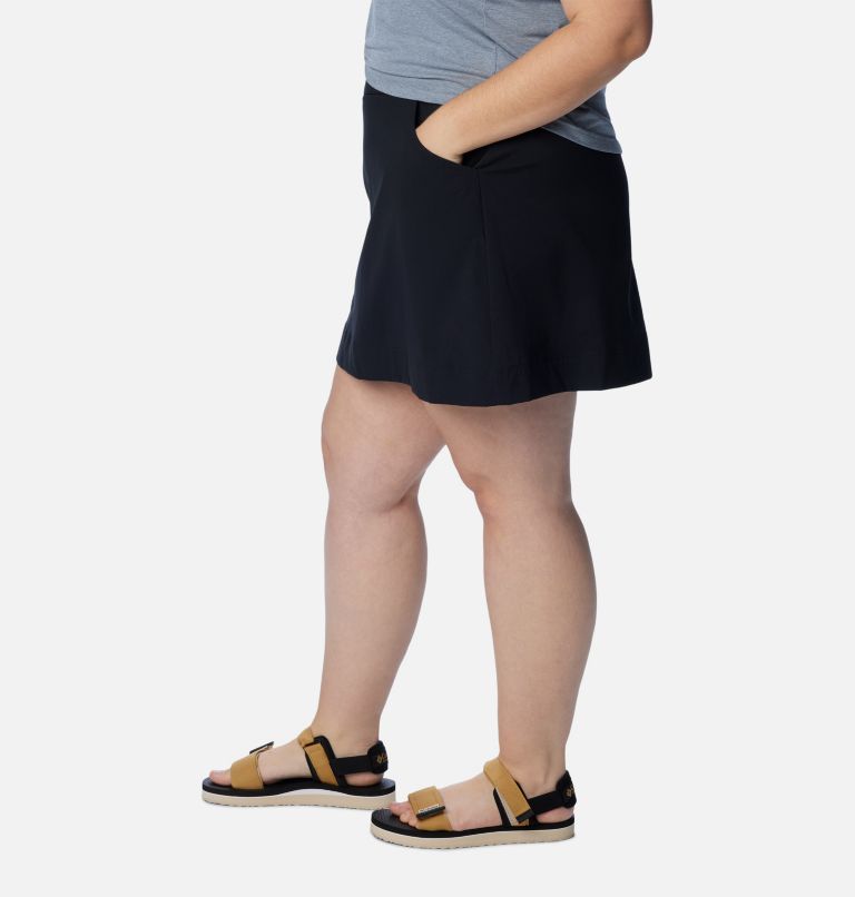 Thumbnail: Jupe-short droite Anytime pour femme – Grandes tailles, Color: Black, image 3